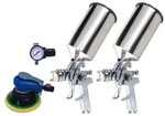 Titan Tools 4-PC Hvlp Dual Set-up Spray Gun Kit (19223). Fixed Price $165.00.