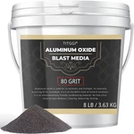 #80 Grit Aluminum Oxide Blast Media LBS/3.6KG Premium Longlasting Sand Bla.... Fixed Price $46.49.
