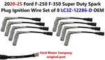 2020-25 Ford F250 F350 Super Duty Spark Plug Ignition Wire Set Of LC3Z-12286-D. Fixed Price $300.00.