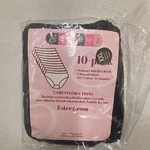 Esteez Ultra Soft Women's Mid-rise Briefs Xxl 10-PACK Black 95% Cotton. Fixed Price $18.00.