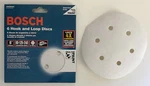 30 Bosch 6" Hole Hook & Loop Sanding Discs Assorted Grit 5 Packs Of SR6W000. Fixed Price $22.99.