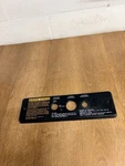 Toro 55-9350 (104-2771) Plastic Control Panel CCR2000. Fixed Price $12.00.