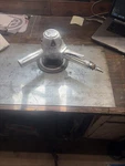Stanley Air Tools 7" Grinder Buffer Sander Model V-50 4500 Rpm. Fixed Price $82.00.