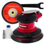 5" Dual-action Random Orbit Air Palm Sander With Psa Hook/loop Backing Pads. Fixed Price $49.99.