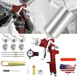 Hvlp Air Paint Spray Gun Gravity Feed Car Primer For Houses 1.4/1.7/2.0MM Nozzle. Fixed Price $24.99.