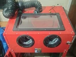 Harbor Freight Central Pneumatic Sandblasting Cabinet/fume Hood. Fixed Price $200.00.