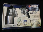 Rare Vtg New Campbell Hausfeld CHK018 39 Piece Home Painting Spray Gun Kit. Fixed Price $49.99.