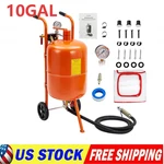 10 Gal Sand Blaster Portable Abrasive Blasting Cabinet Kit 125 Psi W/ 4 Nozzle. Fixed Price $129.19.