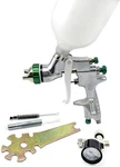 Hvlp Gravity Feed Air Spray Gun With 1.4MM/1.8MM Nozzle, 600CC Cup, 40 Psi. Fixed Price $44.99.