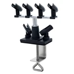 Airbrush Holder Holds 6 Clamp-on Mount Table Bench Station Regulator Stand Kit. Fixed Price $14.99.