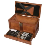 Outers 70084 25-PC Universal Wood Gun Cleaning Tool Chest .22 Cal & Up. Fixed Price $99.95.