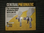 2PC Automotive Hvlp Spray Gun Kit. Central Pneumatic Item #94572 Brand New. Fixed Price $69.99.