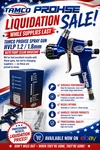 Tamco Prohse Spray Gun Hvlp 1.2/1.8MM Auto Paint Clear Basecoat 75% Off. Fixed Price $92.00.