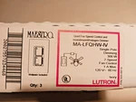 Lutron Ma-lfqhw-iv Quiet Fan Control & Digital Fade Dimmer, New Old Stock. Fixed Price $49.00.