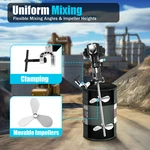 50 Gallon Pneumatic Bracket Mixer Tank Barrel Air Clip Paint Stainless Steel. Fixed Price $170.40.