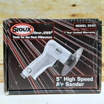Sioux Force 2000 Pistol Grip 5" High Speed Air Sander, 7/16-20 Thread, 14,000RPM. Fixed Price $149.99.