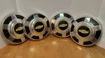 1973-1987 Chevy Truck Dog Dish Hub Caps 12" Black & Yellow Chevrolet Vintage. Fixed Price $199.00.