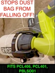 Dust Lock Ryobi Sander Bag Attachment For PCL406, PCL401, PBLSD01. Fixed Price $22.30.
