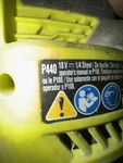 Ryobi Tools P440 Bare Only No Dust Bag. Fixed Price $25.00.