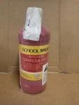 School Smart Washable Tempera Paint, Red, 1 Pint Bottle. Fixed Price $5.00.