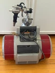 Used Titan Capspray 95 Hvlp Turbine, Maxum Elite Gun, And 30' Hose, New Filters. Fixed Price $895.95.