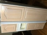 Kitchen Cabinets Great Shape Sand/pecan Color. Fixed Price $4800.00.