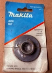 Makita 224512-1 Lock Nut, 5/8-45 Grinder Accessory Use With 9607B, 9607BL, 9609B. Fixed Price $11.99.