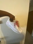 Supreme Air Force 1S Used Little Scuffs Mark And No Og Laces Box. Size 11. Fixed Price $100.00.