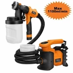 Tacklife Paint Sprayer,hvlp 1100ML/MIN,800W Gun, With X 1200ML Replacea. Fixed Price $49.99.
