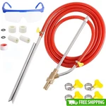 Pressure Washer Sandblaster Kit 5000 Psi Stainless Steel Hose Nozzles Abrasive. Fixed Price $43.13.