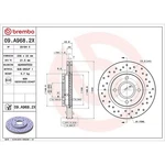 Brembo Xtra Line Vented Brake Disc Pair - Drilled 09.A968.2X Fits Ford. Fixed Price $177.23.