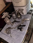 Vtg Guns & Tanks Lot/ Craftsman-binks-sharpe-usa/ Functional/ 6 Sprayers!. Fixed Price $74.99.