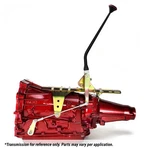 Ford Aode Trans Single Action Shifter Kit 16" Black Arm W/ Bend & Knob. Fixed Price $556.55.