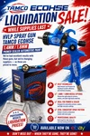 Hvlp Spray Gun Tamco Ecohse 1.4MM / 1.8MM Primer Sealer Automotive Paint. Fixed Price $92.00.