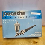 Vintage Paasche Air Eraser Kit, Etching & Erasing Tool From Estate. Fixed Price $65.00.