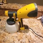 Wagner 0417201 Handheld Cup Fed Paint Sprayer Yellow Black. Fixed Price $45.00.