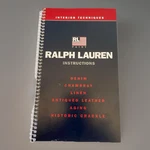 1998 Ralph Lauren Paint Techniques Instructions Interior Spiral Full Color 8X5. Fixed Price $18.66.