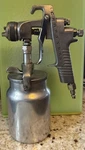 Chrome Craftsman Auto Body Paint Spray Gun 919.15634 Euc Vintage. Fixed Price $25.99.