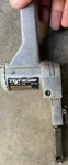 Central Pneumatic Belt Sander 3/8" Air 90 Psi Silver Black Item 60627. Fixed Price $39.00.