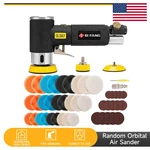 48PC 3 Inch Mini Air Sander Random Orbital Buffer With Polishing Pads For Car. Fixed Price $44.64.