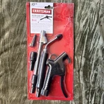 Craftsman Blow Gun Set 6 Piece With Inflator, Nozzle, Rubber Tip, Dual Air Chuck. Fixed Price $45.00.