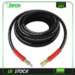 3/8" X 50FT 6000PSI Hot Water Pressure Washer Hose Non-marking 2-BRAID R2 Black. Fixed Price $62.16.