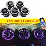 5PCS Ambient Light 256 Colours Led Air Vents For Audi Tt 2007-2014 App Control. Fixed Price $142.80.