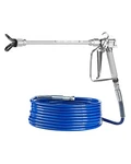Airless Paint Spray Gun And Hose Kit 3600PSI With Extension Rods Filters. Fixed Price $43.69.