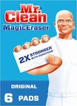 Mr. Magic Eraser Original Cleaning Pads With Durafoam, White, 6 Count. Fixed Price $6.99.