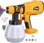 Cordless Paint Sprayer For Dewalt 20V Max Battery, 200W Hvlp Handheld Gun. Fixed Price $61.76.