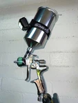 Atom X27 Hvlp Spray 1.3/1.4MM Clear Coat Auto Paint + Free Gunbudd Led. Fixed Price $279.00.