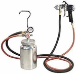 Air Paint Spray Gun With 2 Quart Pot. Fixed Price $144.89.
