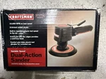 New Craftsman Pneumatic 6" Da Sander Mod. 875.717741. Fixed Price $40.00.