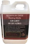 10 Lb #120 Grit Aluminum Oxide Abrasive Sand Blasting Media,medium To Fine. Fixed Price $32.99.